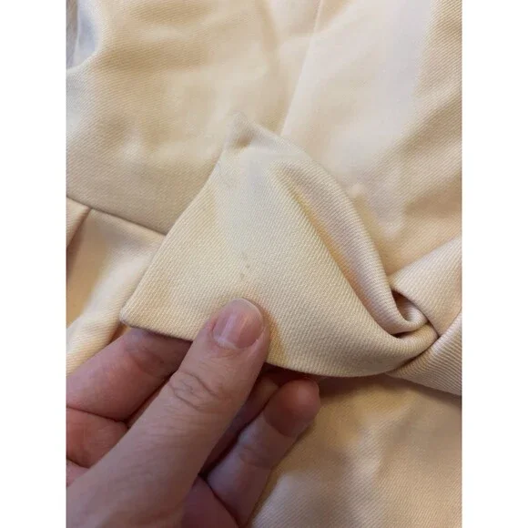 Balenciaga Paris Le Dix Light Pale Pink Shift Dress Bow Size 38 Wool Silk 4/6 - Picture 4 of 9